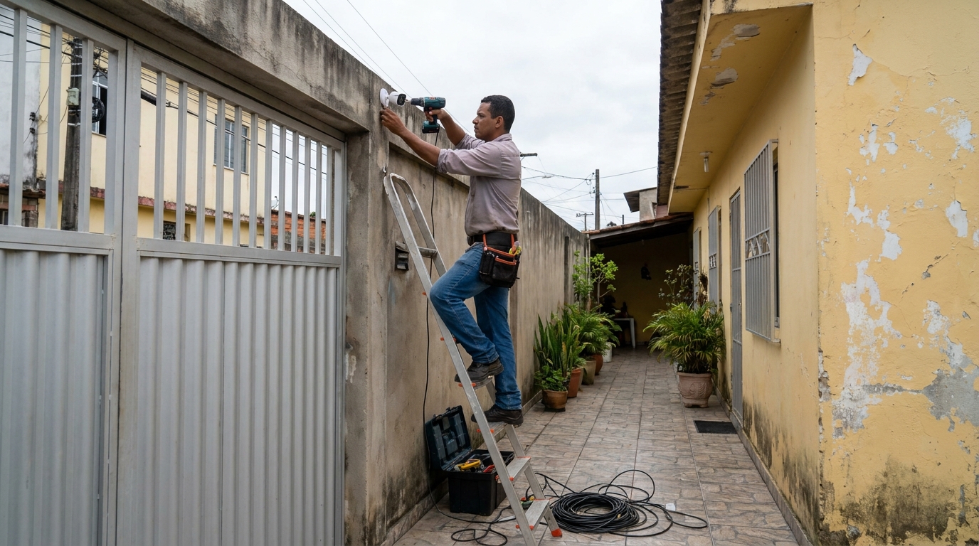 Instalacao de cameras de seguranca profissional em Divinópolis‑MG