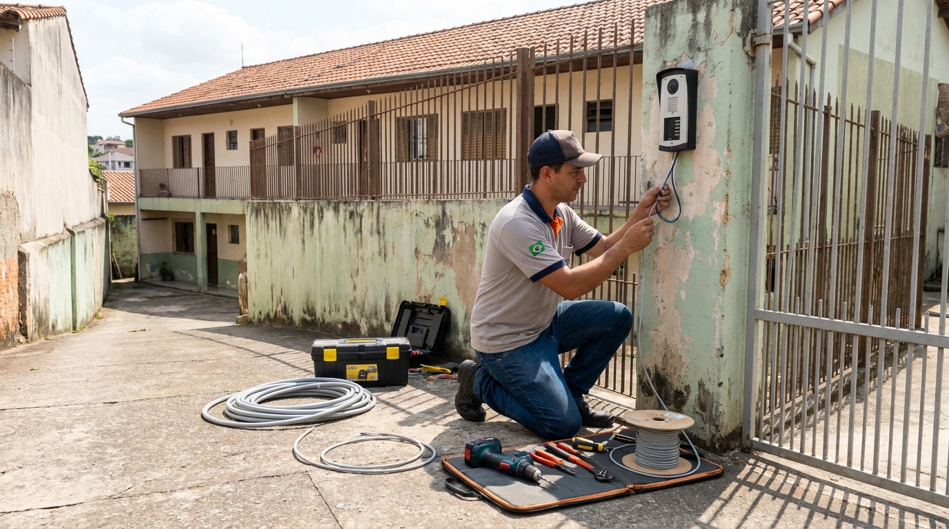 Instalacao de interfone residencial em Divinópolis‑MG