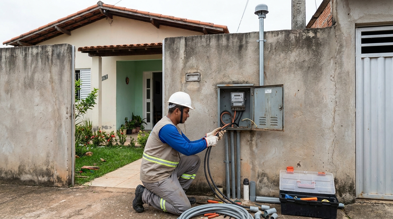 Instalacao de padrao de energia em Divinópolis‑MG