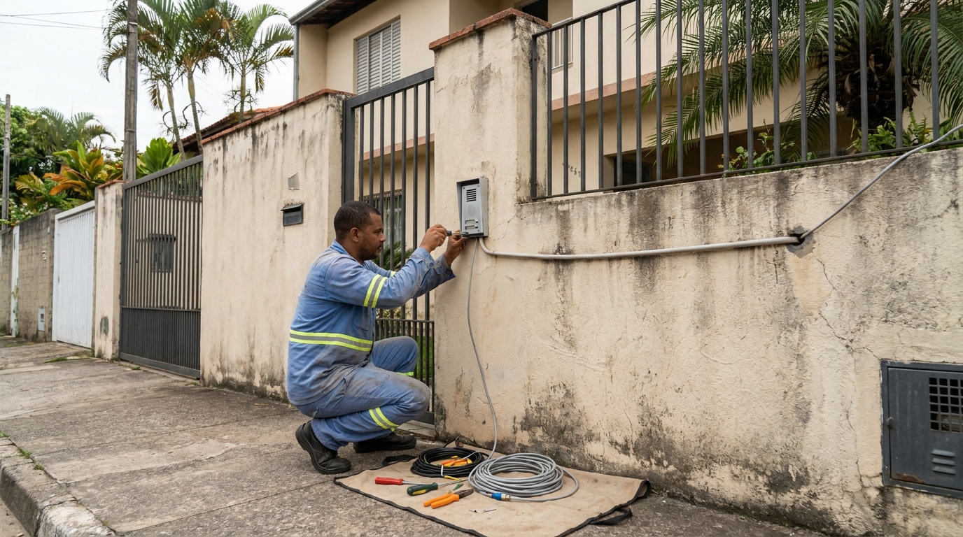 Instalacao de video porteiro em Divinópolis‑MG